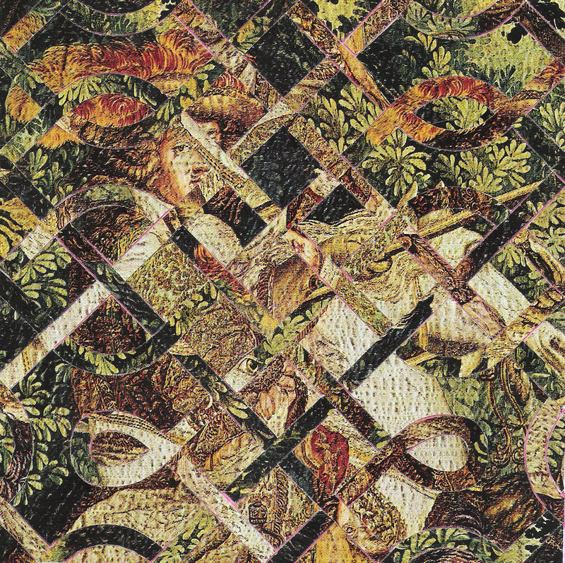 Eoin O'Dowd - King - Hunt - Handcut Collage, taide, kollaasi, taiteilija