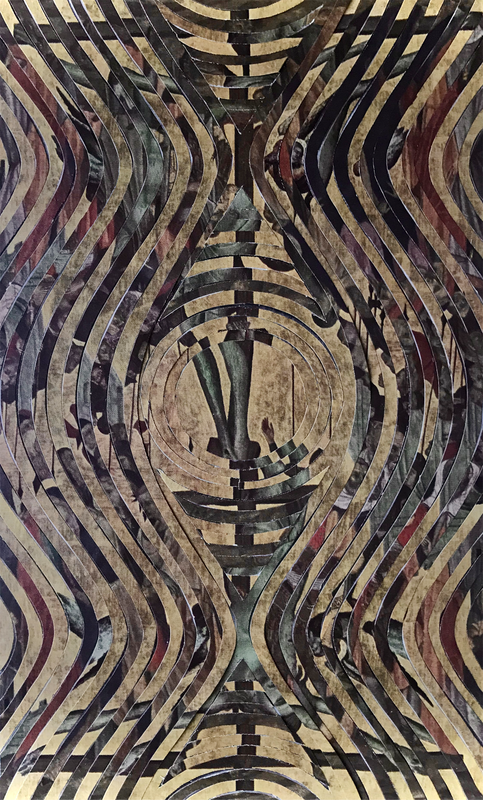 Eoin O'Dowd Paper Collage 2020 (Source image: Ugolino Lorezetti, Crucifixion, Hermitage Collection)