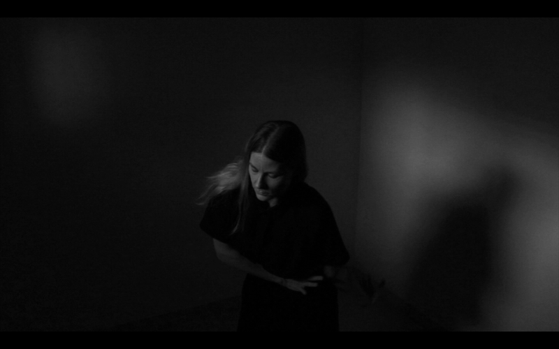 Still from Eoin O'Dowd's Dance Film Tama with dancer and choreographer Aliina Lindroos
